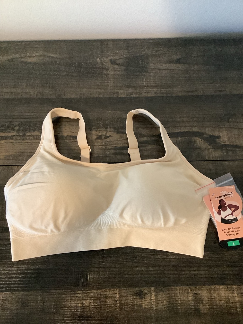 Shapermint Essentials Wireless Shaping Bra - Nude